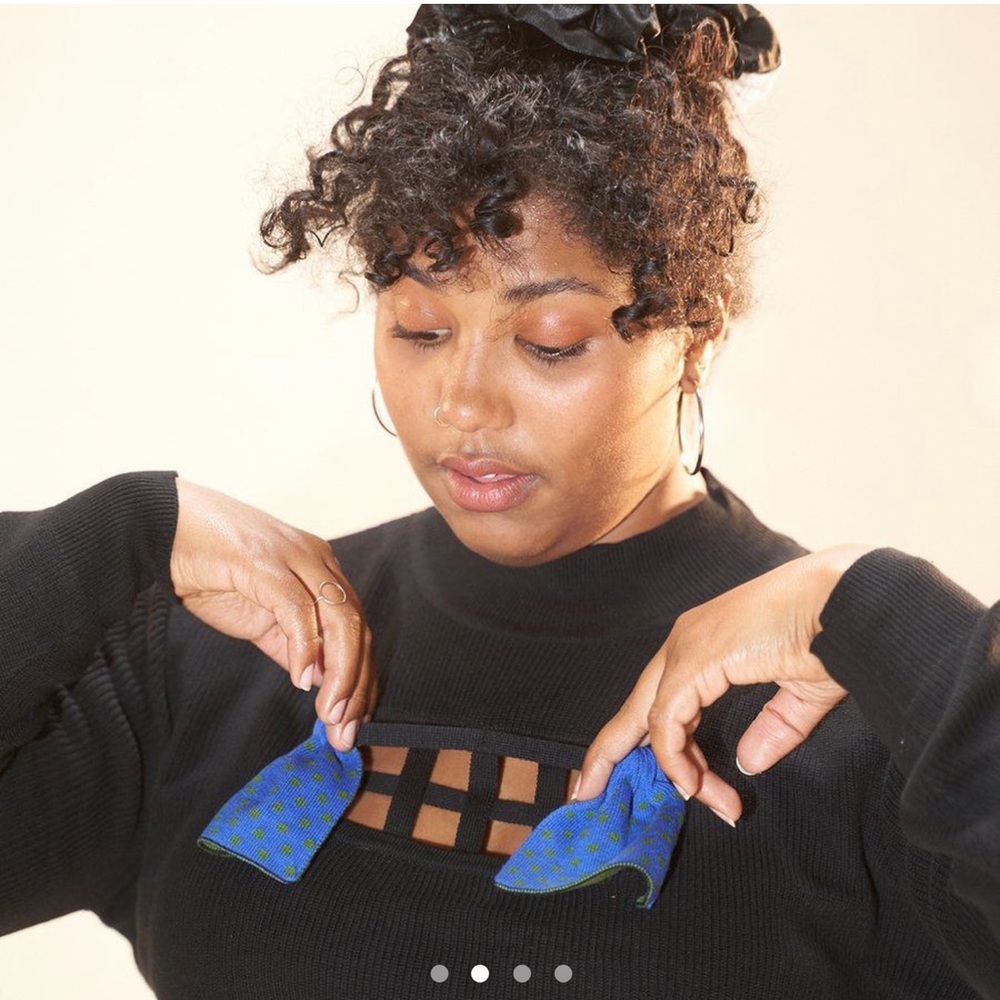 ISO fashion brand company window sweater